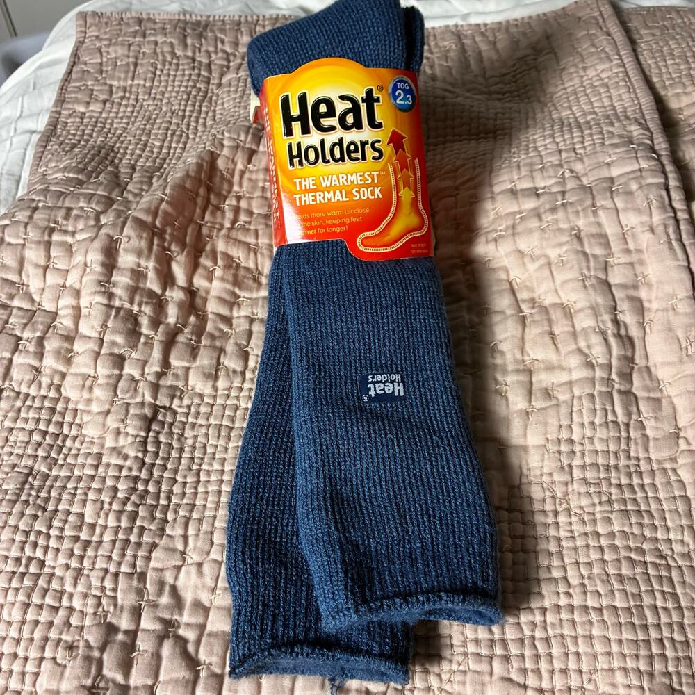 2 Pair Mens Thermal Socks Heat Holders Polar Extreme Winter Insulated NWT